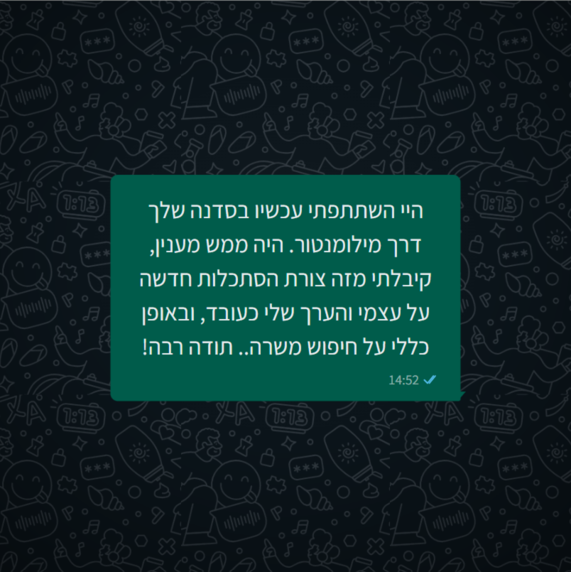 המלצה 1
